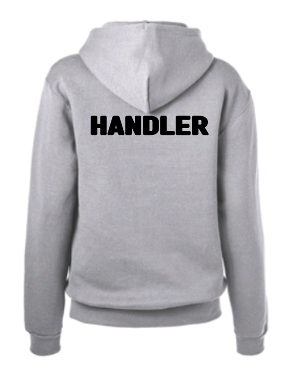 Grey K9 Handler hoodie SF Meme Guy