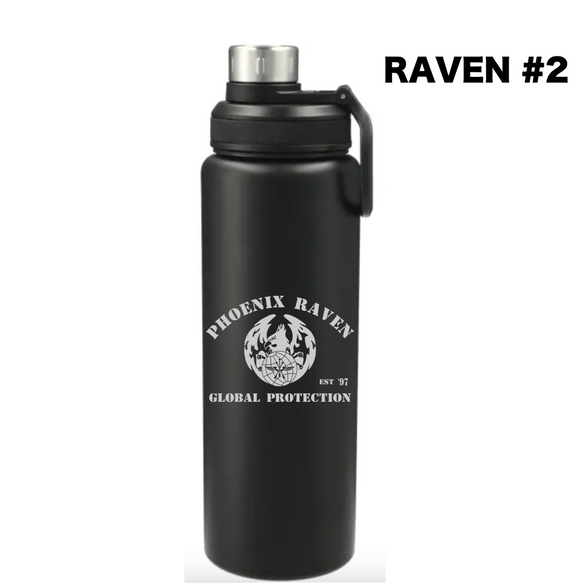 Raven #2 32 OZ Stainless steel bottle (w/ Raven number)