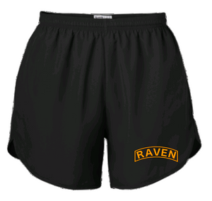 Phoenix Raven Running Shorts (black w/ reflective raven tab)