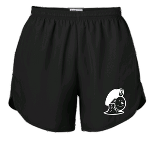 Happy Defender Running Shorts (black w/ reflective logo)