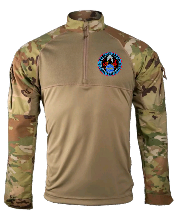 Raven Combat shirt (Colored Logo)